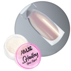 Leštiaci prášok na nechty A la Hailey glass effect č. 1 s aplikátorom