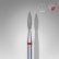 Diamantový brúsny nadstavec Staleks Expert -  špicatý flame red FA11R021/8