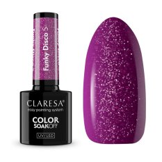 Gel lak CLARESA® Funky Disco 5 - Violet Vinyl