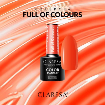 Gél lak CLARESA® Full Of Colours 2, 5g