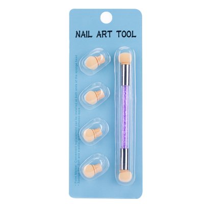 Tyčinka na ombre - ombre hubka fialová