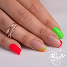MollyLac Paint gel ombre Green, 5g