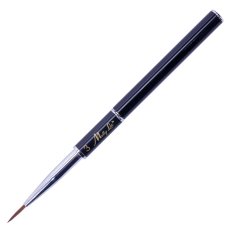 MollyLac Díszítő ecset összecsukható fekete 13mm No.3