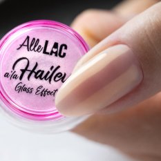 Leštiaci prášok na nechty A la Hailey glass effect č. 1 s aplikátorom
