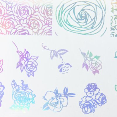 Transfer fólia priesvitná holografická 100cm - 10-1