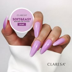 CLARESA® Stavební gel na nehty SOFT & EASY Builder gel LILAC, 45g