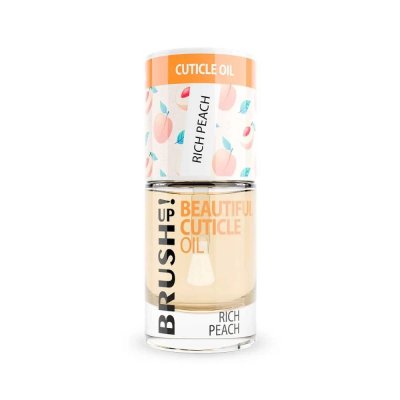 BRUSH UP! Beautiful Cuticle Oil - Rich Peach, 6ml