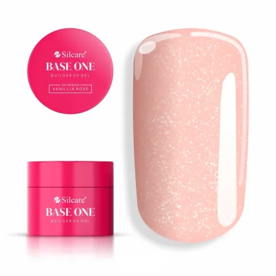 Silcare Base One UV Gel Shimmer Vanillia ROSE, 15g