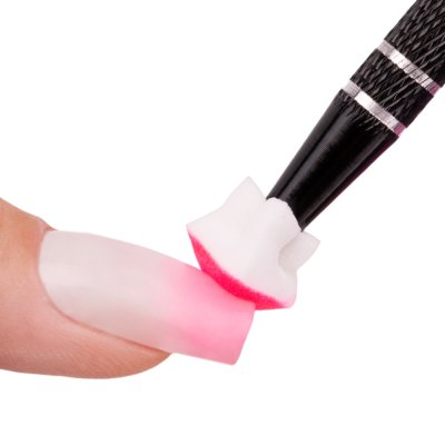Toll - mini ombre szivacstartó, fekete