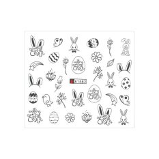 Vodolepky na nechty Happy Easter A1582