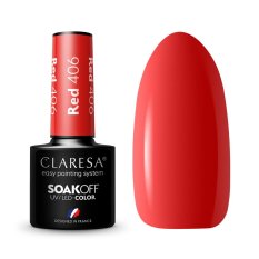 Gél lakk CLARESA® RED 406, 5g