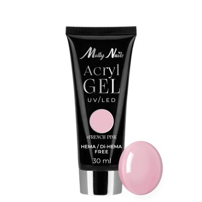 Molly Nails Acrylgel Hema/di-Hema free French Pink, 30ml