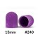 Brúsne klobúčiky Fabric Podo fialové 13mm, drsnosť 240, 10ks