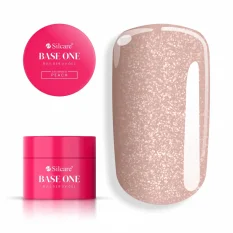 Silcare Base One Shimmer PEACH Gel, 15g