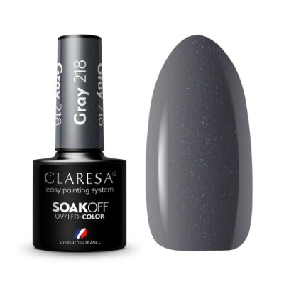 CLARESA® GRAY 218 gél lakk, 5g