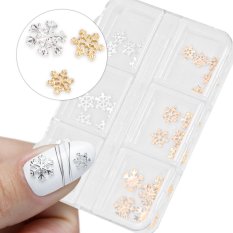 Ozdoby na nehty – Sněhové vločky v boxe