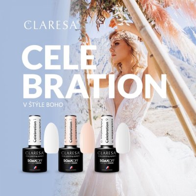 Gél lakk CLARESA® CELEBRATION 7 (félig átlátszó), 5g