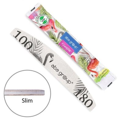 25x Aba Group Slim flamingo körömreszelő 100/180 - hajó