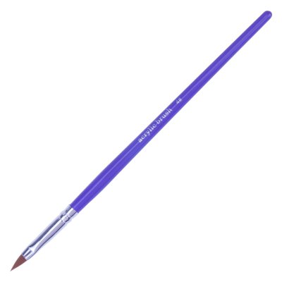 Acrylic brush - fialový štetec na akryl č.4