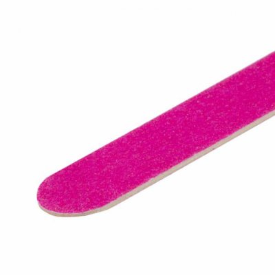 Pilník na nechty MollyLac infinity slim neon pink rovný - 100/100 bio drevený