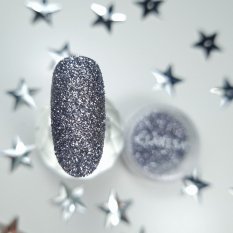 Třpytky Stardust Dark Silver