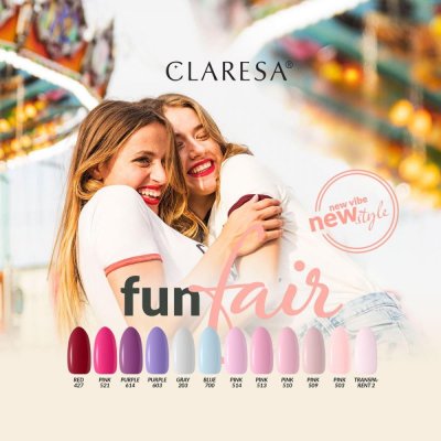 Gel lak CLARESA® RED 427, 5g