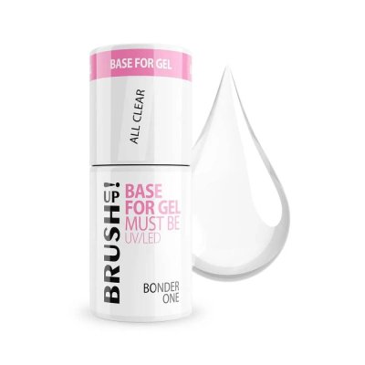BRUSH UP!  Base for Gel Must Be: Bonder One All Clear, 5g