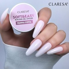 CLARESA® Stavebný gél na nechty SOFT & EASY Builder gel PANNA COTTA, 12g