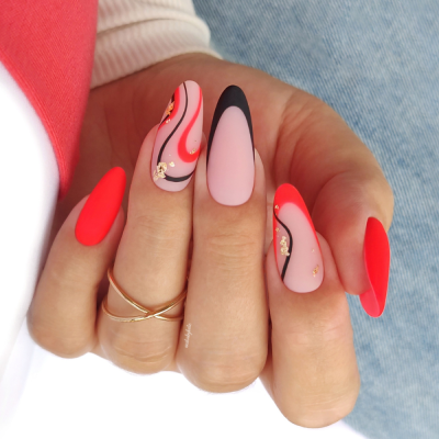 Gél lak YOSHI Neonarchy - Kickburn 233, 6ml