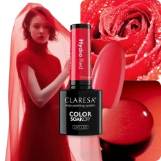Gél lak CLARESA® HYDRO RED (polopriesvitný), 5g