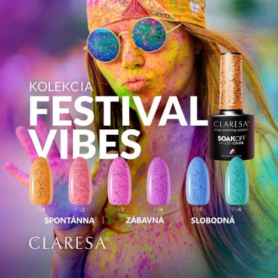 Gél lak CLARESA® Festival Vibes 2, 5g