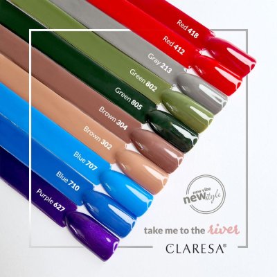 Gél lak CLARESA® BROWN 302, 5g