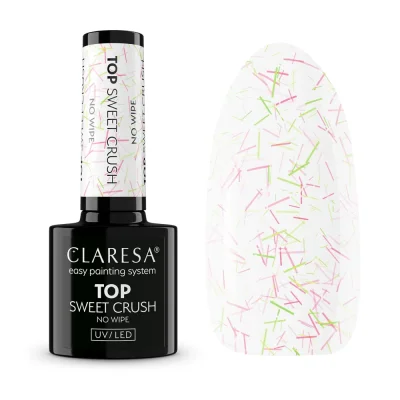 Gel lak CLARESA® TOP NO WIPE SWEET CRUSH, 5g