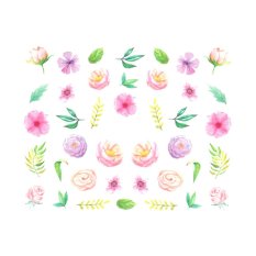 Vodolepky na nechty Flowers BN-927