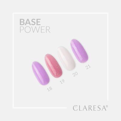 Gél lak CLARESA® Base Power 19, 5g