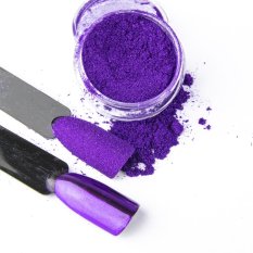 Prášek na nehty Glass Effect Purple - 7