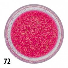 Glitrový prach - ružový - 72
