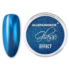 Prášek na nehty Glass Effect Blue - 8