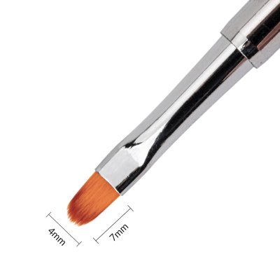 Obojstranný štetec na gél č.4 a akryl č.6 - ružový