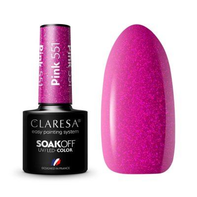 Gél lak CLARESA® PINK 551, 5g