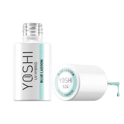 Gél lak YOSHI Pastel Paradise - Blue Lagoon 824, 6ml