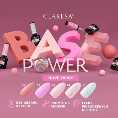 Gél lak CLARESA® Base Power 08, 5g