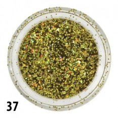 Třpytivý prášek - měděné zlato - 37