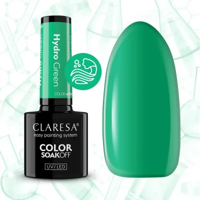 Gél lak CLARESA® HYDRO GREEN (polopriesvitný), 5g
