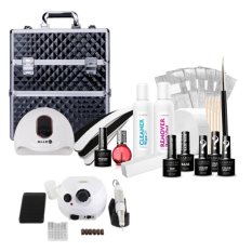 Gel lak sada CLARESA s profi bruskou a kufříkem XXL