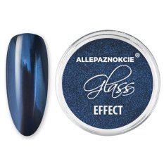Prášek na nehty Glass Effect Navy - 11