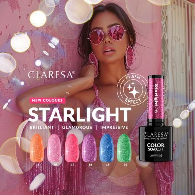 Gél lak CLARESA® Starlight 16, 5g