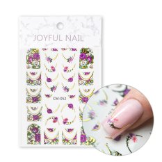 Körömmatricák - French Flowers CM-052