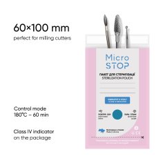 Microstop Sterilizačné - kraftové sáčky 60x100mm - 100ks