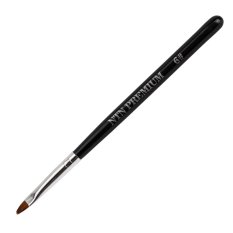 NTN Premium Oválný štětec na gel č.6 - černý